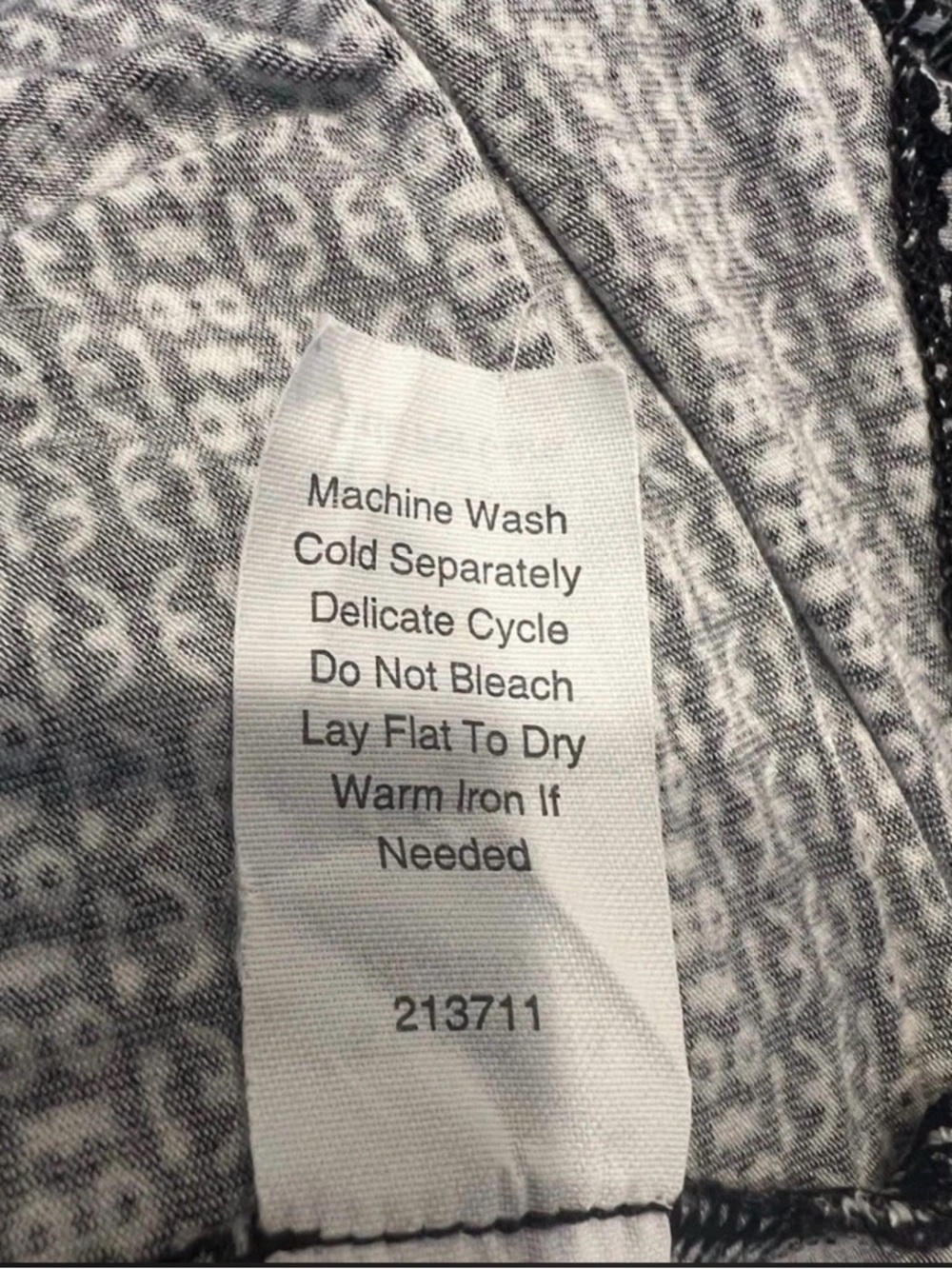 CAbi Gray Striped Sleeveless Asymmetrical Midi Dress size Medium EUC - Picture 4 of 10